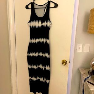 Tie dye body con dress